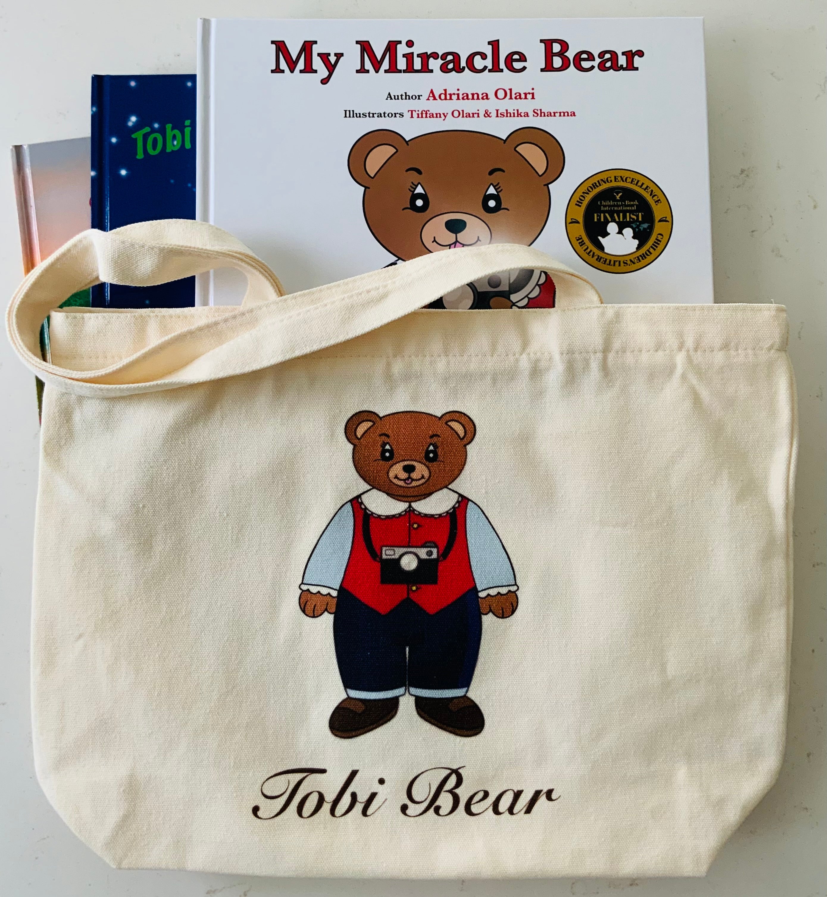 TOBI BEAR TOTE BAG