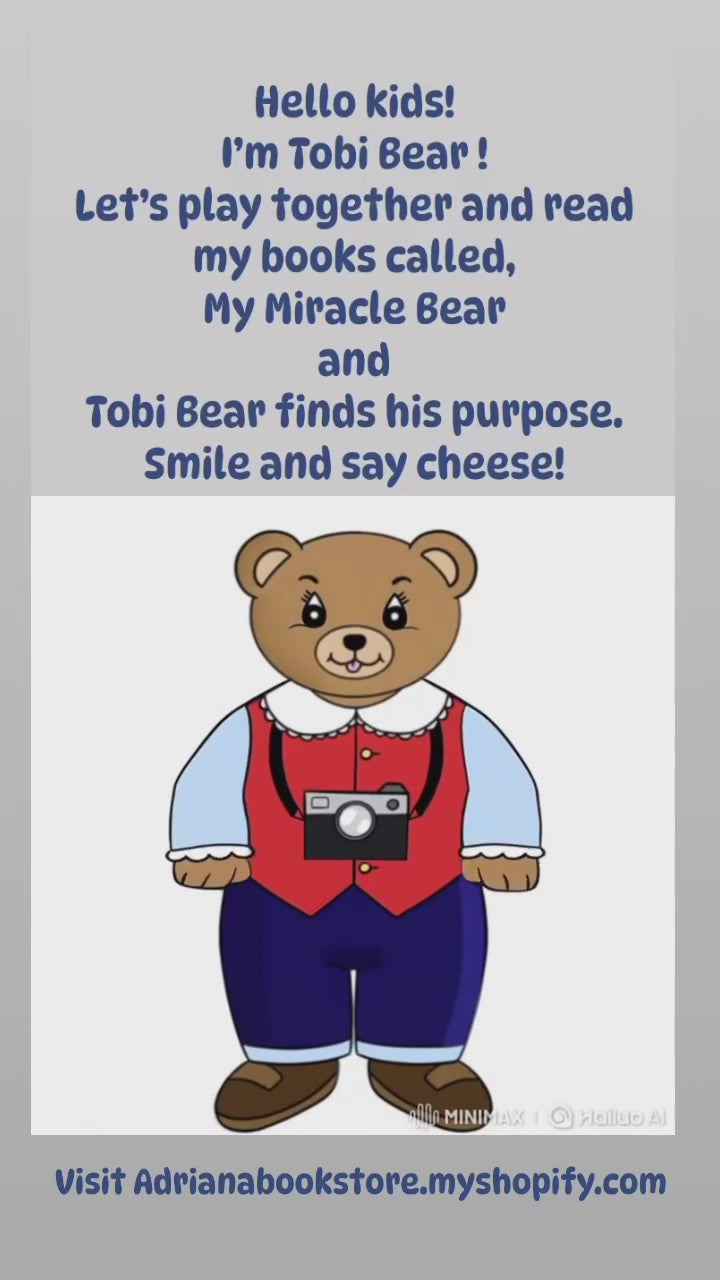 BUNDLE & SAVE - 2 BOOKS - FREE TOBI BEAR TOTE BAG